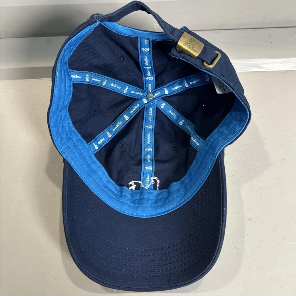 Chubbies Hat Cap Strap Adjustable Blue Rooster Emboidered Colorful Farmhouse - Picture 5 of 8